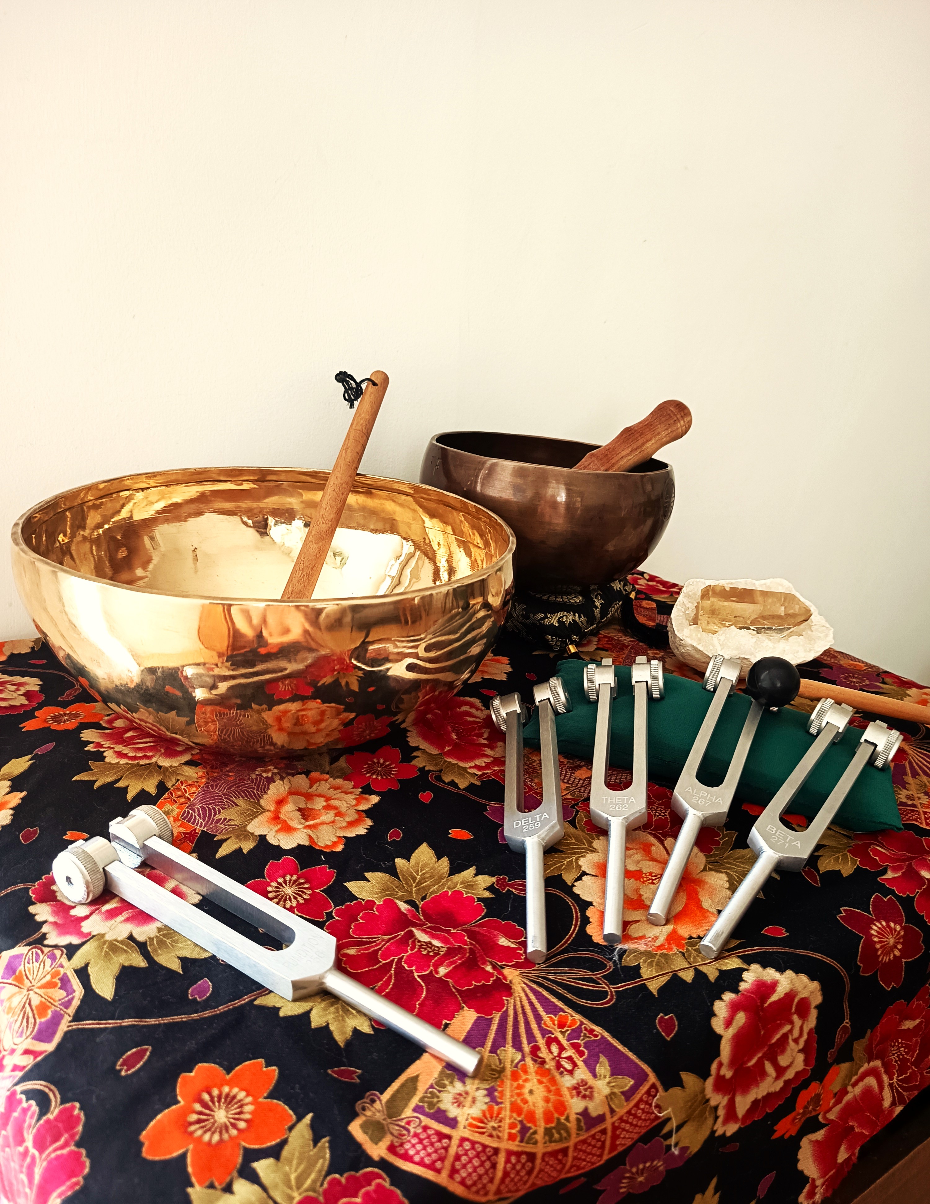 Séance individuelle aux diapasons – Harmonisation des ondes cérébrales